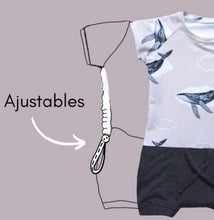 Coco Romper uni (choix de couleurs) - en doux bambou